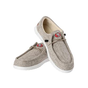 Imagem de FOCO Chinelo de mocassim de malha de algodão Tampa Bay Buccaneers - masculino pequeno