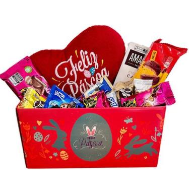 Imagem de Cesta de Chocolates Para Presente Mimo Especial Páscoa Lacta