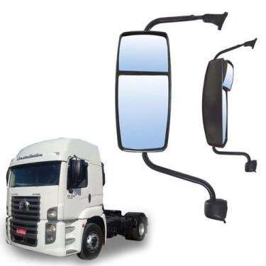 Imagem de Retrovisor Completo Vw Constellation Le Bip. S Desembaçador - Globo