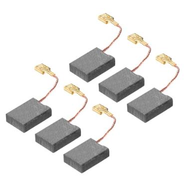 Imagem de PATIKIL Escovas de carbono 0,87 x 0,63 x 0,26 polegadas para motores elétricos, ferramenta elétrica, moedor angular, serra de mesa, reparo de peças sobressalentes, pacote com 6