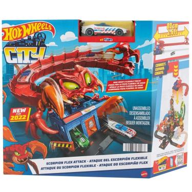 Imagem de Pista Hot Wheels City Ataque do Nêmesis Escorpião Flex - Mattel