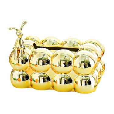 Imagem de Generic Caixa de lenços de papel, porta-lenços de mesa, dispensador de guardanapos para decoração de casa, presentes, caixa de papel higiênico, Coelho Sentado