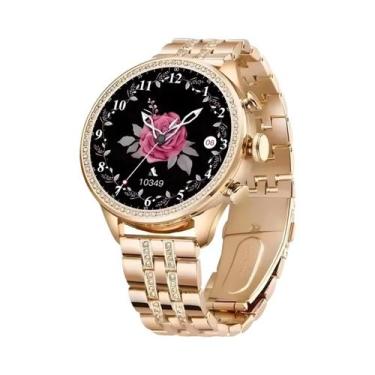 Imagem de Relógio Inteligente Feminino Com Chamada Bluetooth, Esportivo, PPG, EC