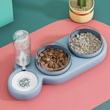 Imagem de Distribuidores de alimentos tigelas para gatos alimentador automático 