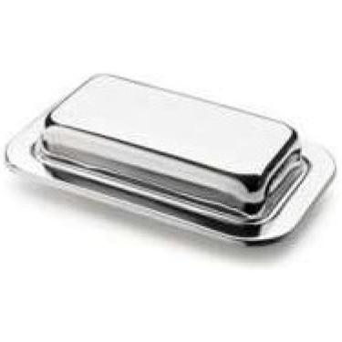 Imagem de Manteigueira Inox com Tampa e Base - Praticidade e Estilo