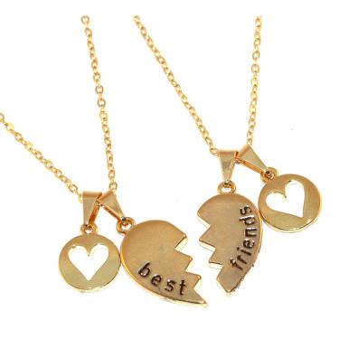 Imagem de Colar Cordão Da Amizade Best Friends Eternas Amigas Folheado