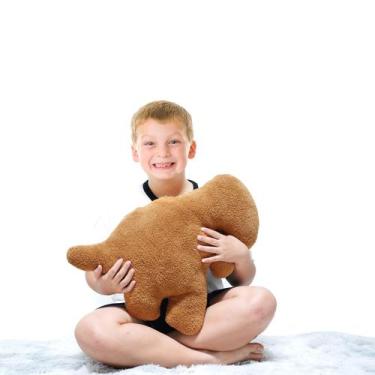 Imagem de Brinquedo de pelúcia TVVPGG Dino Nugget Dinosaur 50cm para crianças e 