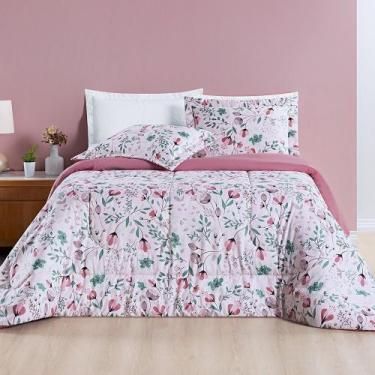 Imagem de Kit Edredom Avere 200 Fios Queen 03 Peças 100% Poliéster - Bothanica -
