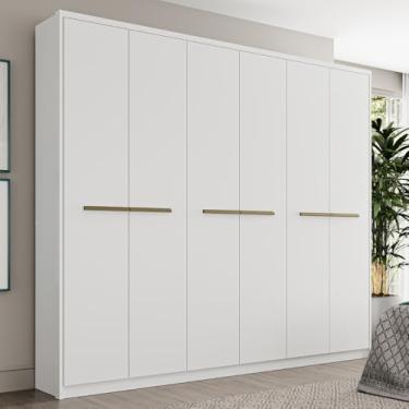 Imagem de Guarda Roupa Casal 6 Portas Belmont Carraro Branco