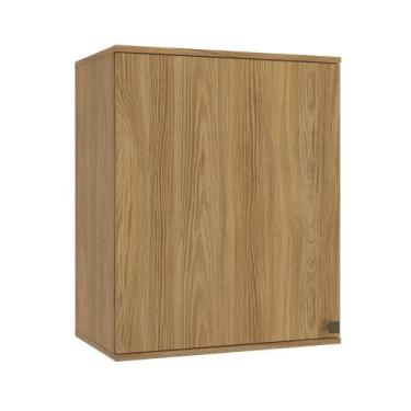 Imagem de Armário Aéreo Celeste Kappesberg 100% Mdf 1 Porta Nogueira