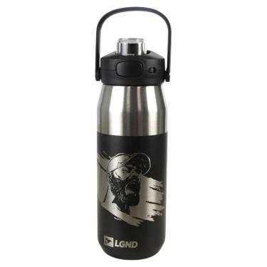 Imagem de Garrafa Térmica Inoxidável Ahu Legendários 750Ml - Preta
