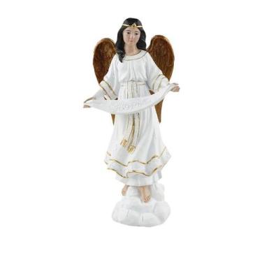 Imagem de Estátuas, estatuetas, escultura, ornamento, resina de anjo de Natal - 