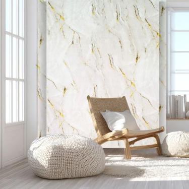 Imagem de Papel de Parede Adesivo Autocolante Decorativo Mármore Texturizado 5 M