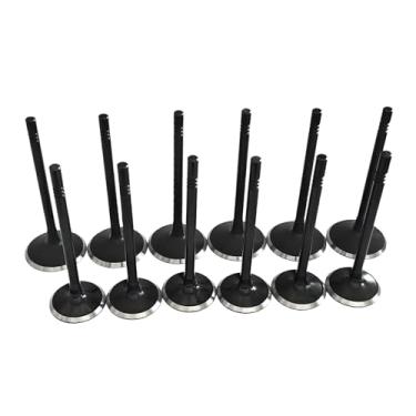 Imagem de Conjunto de válvulas de admissão e escape do motor serve para Ford Explorer/Mustang/Ranger Mazda B4000 Land Rover LR3 Mercury Mountaineer 4.0L V6 SOHC, substitui 2L2Z-6507-AA 2L2Z6507AA