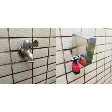 Imagem de Trava de torneira externa - Trava de torneira de água resistente e protetor de mangueira | Capa antifurto à prova de crianças e animais de estimação para jardim, piscina e trailer (design fácil de