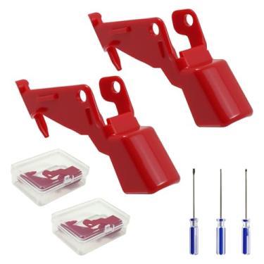 Imagem de Nextpal 5 peças de substituição de trava de gatilho compatíveis com peças de aspirador de pó Dyson V11 V10 V15 V12, kit de reparo de botão de interruptor de energia para uso doméstico (2 chaves e 3