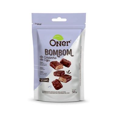 Imagem de Bombom Oner Sabor Castanha de Caju Vegano 50G