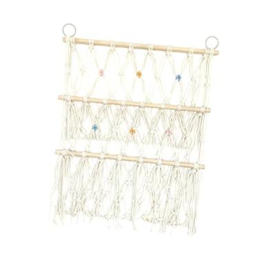 Imagem de IEUDNS Rede de canto para bichinhos de pelúcia, organizador de brinquedos para parede, ideal para quarto infantil, berçário ou qualquer outra casa. Ótimo, 2 Níveis