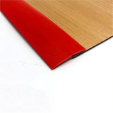 Imagem de GQQGSHOP Tira autoadesiva de transição de piso de carpete de 1,8 m, faixa limite para porta, acabamento de borda de carpete de piso, adequada para transições de limite com uma diferença de altura