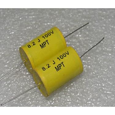 Imagem de Capacitor Axial Pro Crossover MPT 8.2UF 100V 8.2J 100VDC 10 peças