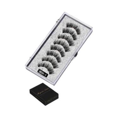 Imagem de Cílios Magnéticos 3D Com Aparência Natural, 5 Cílios Reutilizáveis, Cí