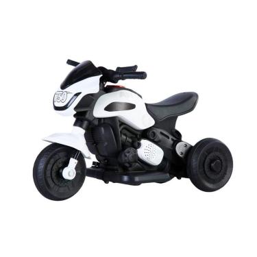 Imagem de Mini Moto Elétrica Infantil 6v Som E Música Branca Cor Branco Voltagem Do Carregador 110v/220v