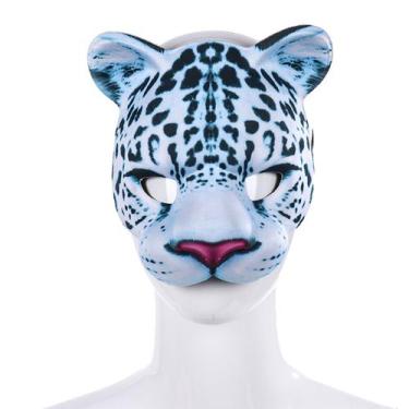 Imagem de Máscara de animal, fantasia de cosplay de Halloween, leopardo para adu