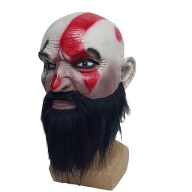 Imagem de Máscara de cosplay Kratos Gods Of Wars Latex Halloween Carnival - yiwe