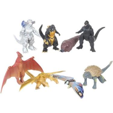 Imagem de Brinquedo de boneco de anime colecionável Kings Kongs God-zillas 8 uni