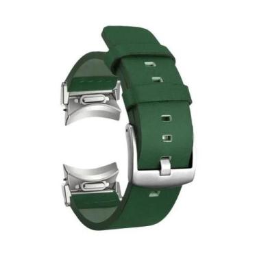Imagem de Pulseira De Couro De 40 44mm Para Samsung Galaxy Watch 7 6 5 4 Com Fec