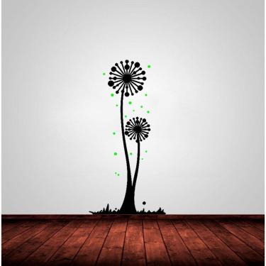 Imagem de Adesivo Decorativo de parede Floral em 2 cores grande