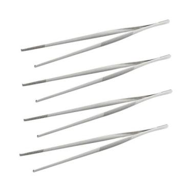 Imagem de Pinças De Cozinha Extra Longas Em Aço Inoxidável, Conjunto De 2, 3 Ou 