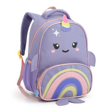 Imagem de Mochila Infantil Com Alças Zoop Animais 3D Para Creche e Escola Tamanh