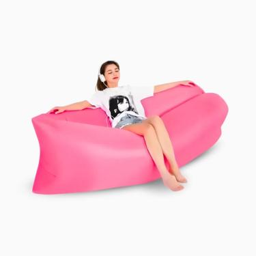 Imagem de Sofá Inflável De Ar Portátil Puff Impermeável Praia Camping - Conforto E Praticidade Para Qualquer Ocasião
