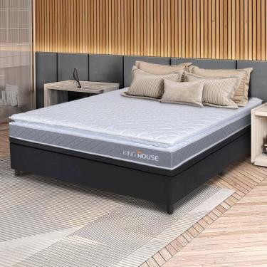 Imagem de Cama Box Baú Durban Espuma D28 Casal 138x188 King House