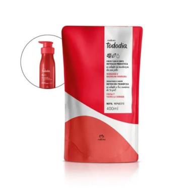 Imagem de Refil Creme para o Corpo morango e baunilha dourado 400 ml - Natura