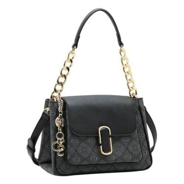 Imagem de Bolsa tipo Sholder Monograma Pontilhado - Alça de Ombro - Chenson 3485
