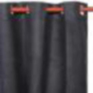 Imagem de Cortina Suede 140x220cm Preto Just Home Collection