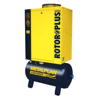 Imagem de Compressor de ar de parafuso 15 hp 163 litros 7,5 bar 220V - Rotor Plu
