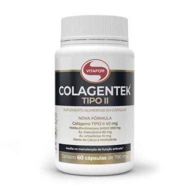 Imagem de Colagentek Colágeno Tipo II Vitafor 60 cápsulas
