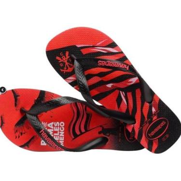 Imagem de Chinelo Havaianas Licenciado TOP Flamengo 37 38 Preto
