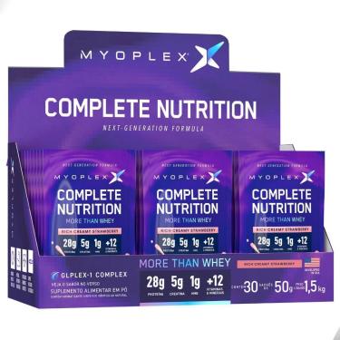 Imagem de Complete Whey Protein Nutrition 50g Box 30 Sache 1,5Kg Myoplex-Unissex
