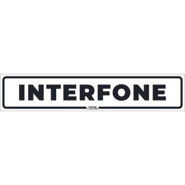Imagem de Placa de Sinalização Interfone - Império da Impressão