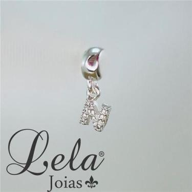 Imagem de Berloque prata 925 letras cravejadas - LELA JOIAS, N