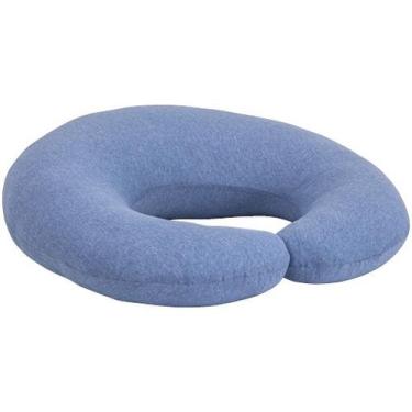 Imagem de almofada para amamentação feeding - melange azul - kiddo