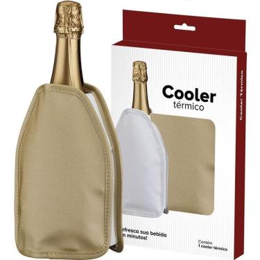 Imagem de Cooler Térmico Bolsa Térmica Vinho Espumante Dourado