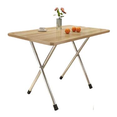 Imagem de Mesa de bar alta mesa de bistrô simples mesa de jantar pequena mesa de jantar mesa quadrada portátil