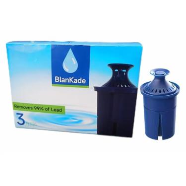 Imagem de Filtro de água Elite (últimos 6 meses) substituições para filtro de água e dispensadores de água Brita Pitcher e muito mais, eficiente de longa duração, reduz cloro (sabor e odor) e chumbo, livre de