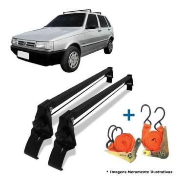 Imagem de Rack Teto + 2 Cintas Fiat Uno Fire Mille 4 Portas Ano 1984 - Vhip