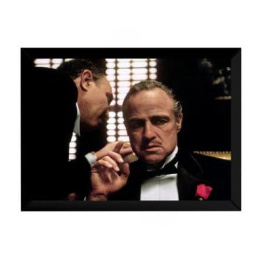 Imagem de Quadro O Poderoso Chefão Cena Clássica Poster Moldurado - Fanarte